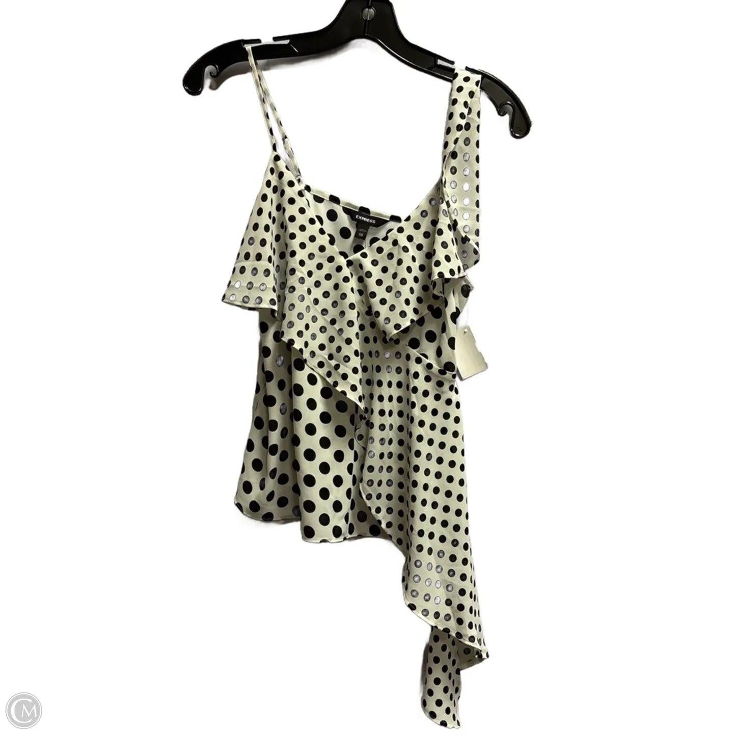 Top Sleeveless By Express In White, Size: Xxs