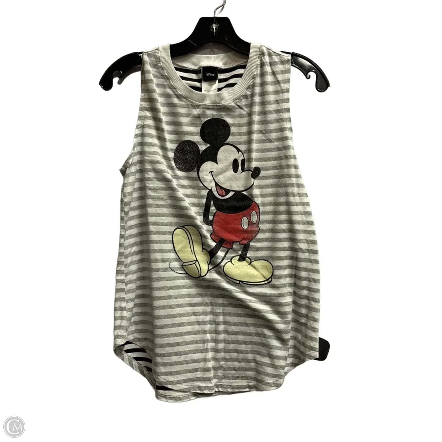 Top Sleeveless By Disney In Grey, Size: S