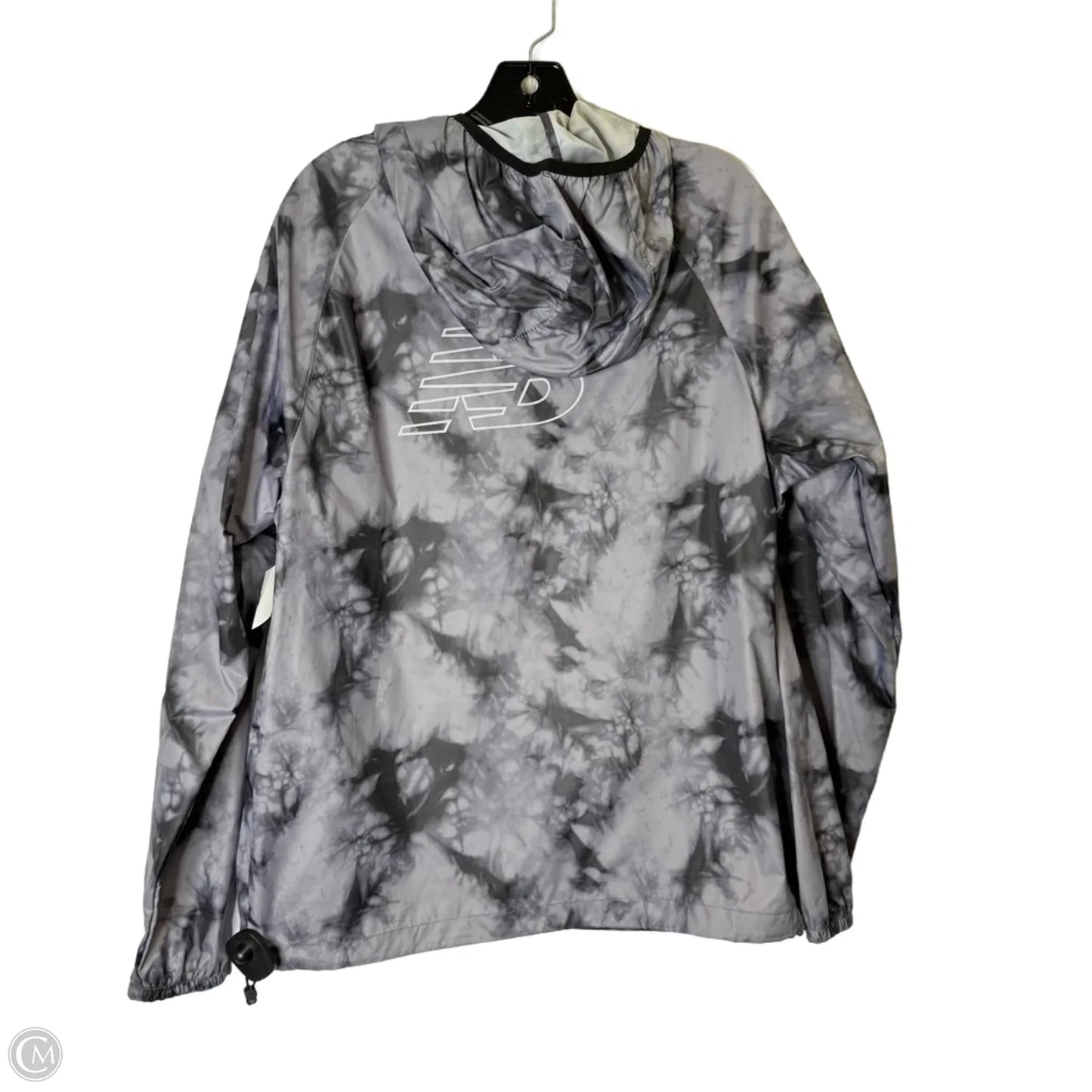 Athletic Jacket By New Balance In Blue, Size: L