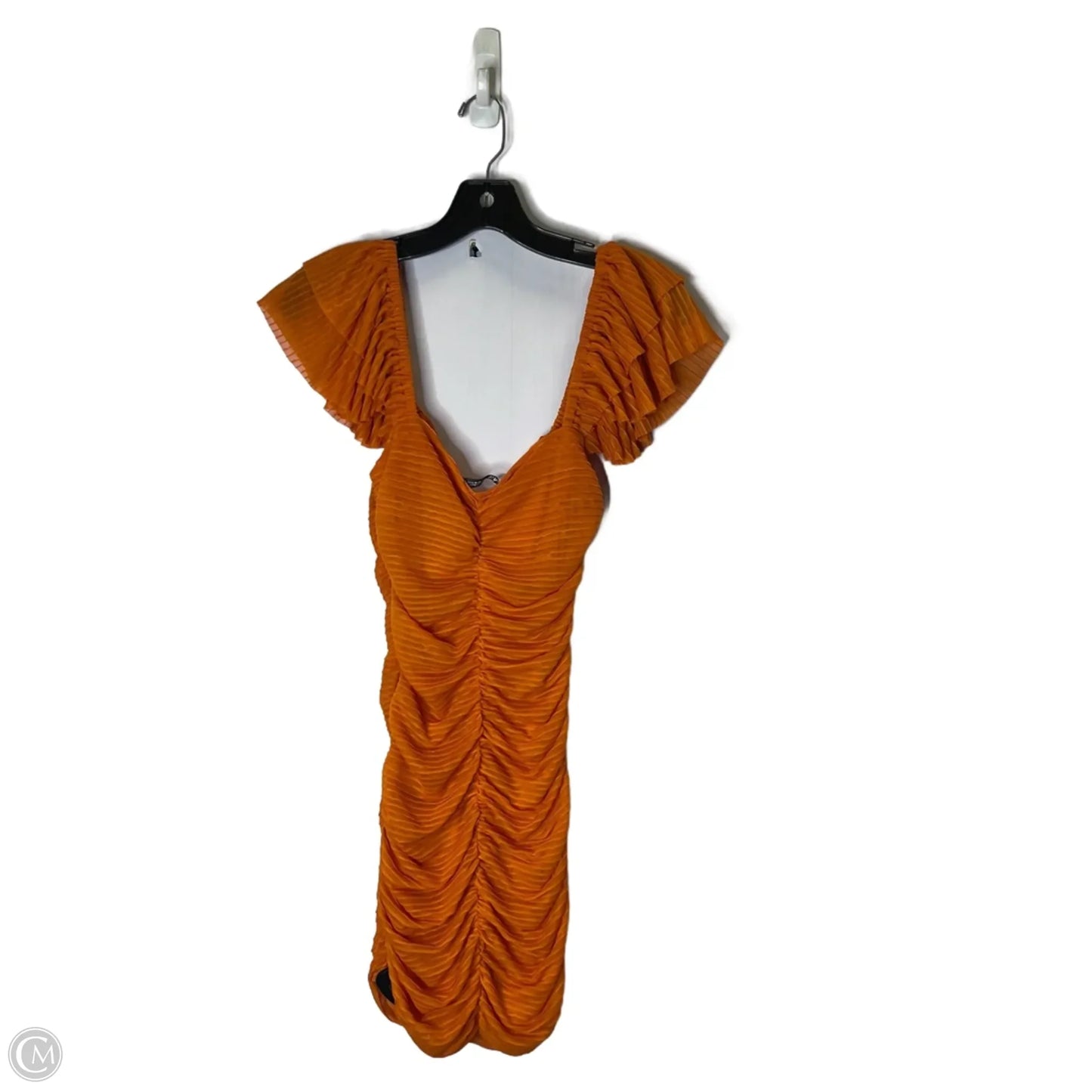 Dress Party Short By Zara In Orange, Size: M