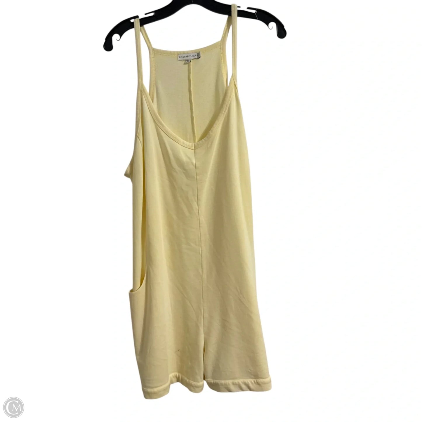 Romper By Sincerely Jules In Yellow, Size: Xl