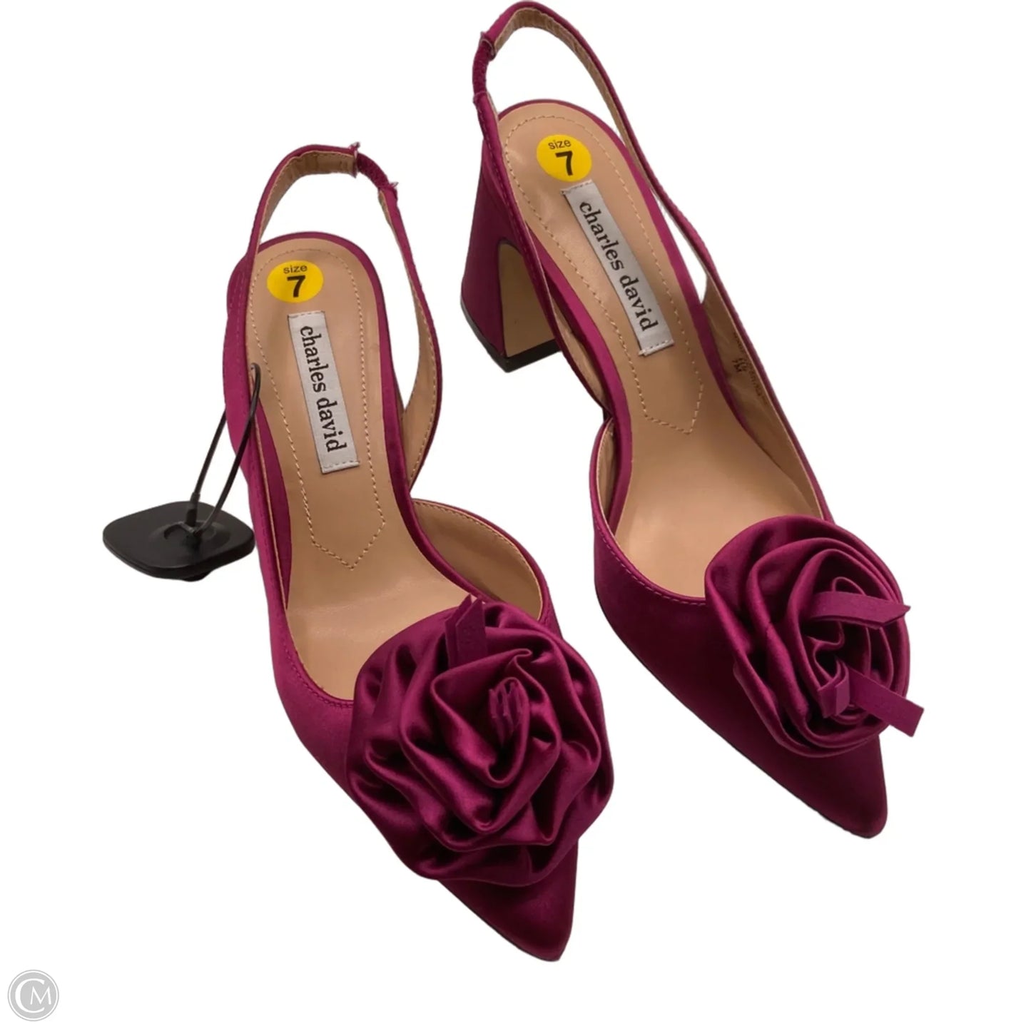 Shoes Heels Block By Charles David In Pink, Size: 7