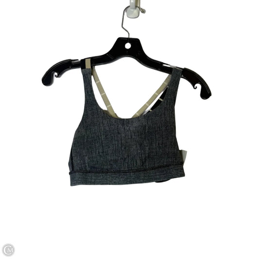 Athletic Bra By Lululemon In Grey, Size: S