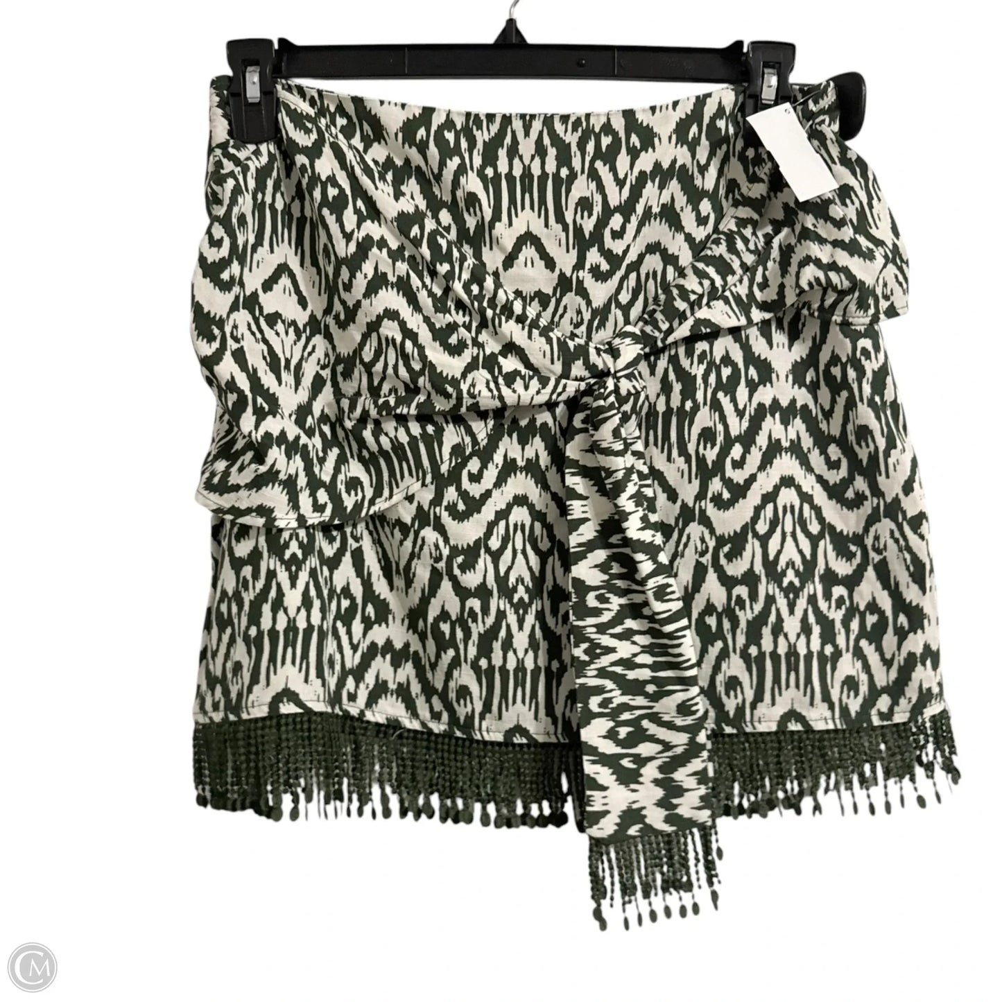 Skirt Mini & Short By Zara In Green, Size: L
