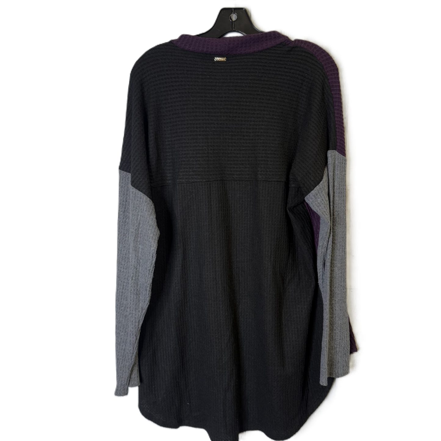 Top Long Sleeve By Calvin Klein In Purple, Size: Xl