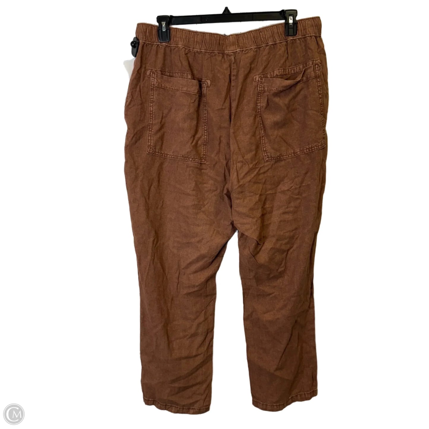 Pants Linen By Pilcro In Brown, Size: Xl