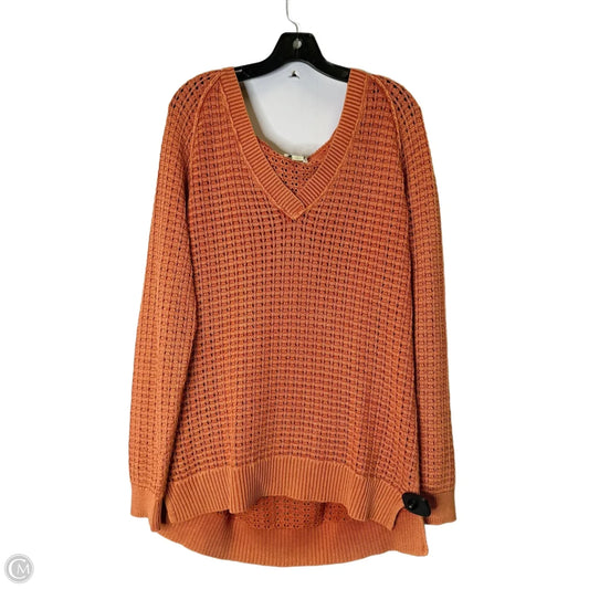 Sweater By Sundance In Orange, Size: L
