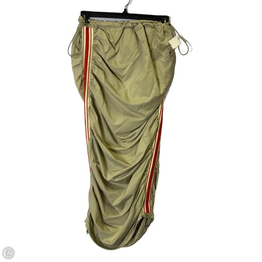 Skirt Midi By Fashion Nova In Tan, Size: M