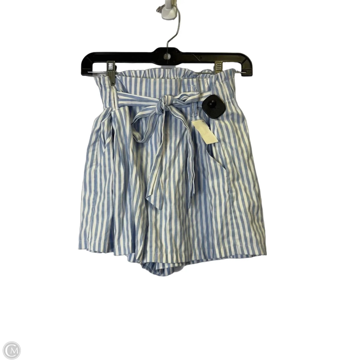 Shorts By Haute Monde In Blue & White, Size: L