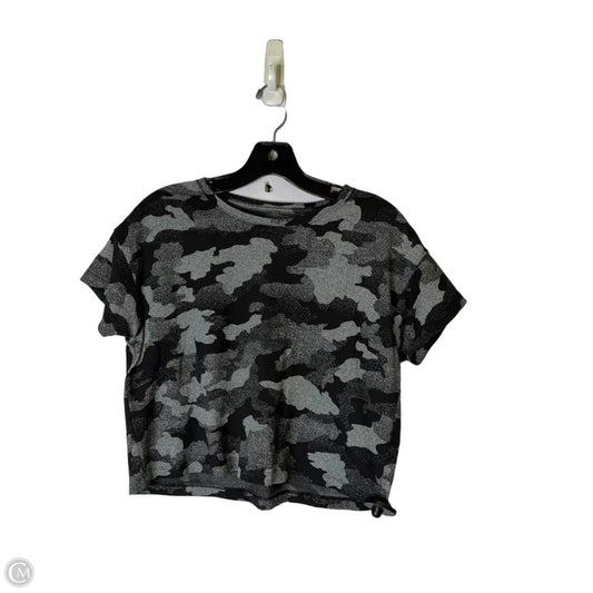Athletic Top Short Sleeve By Lululemon In Camouflage Print