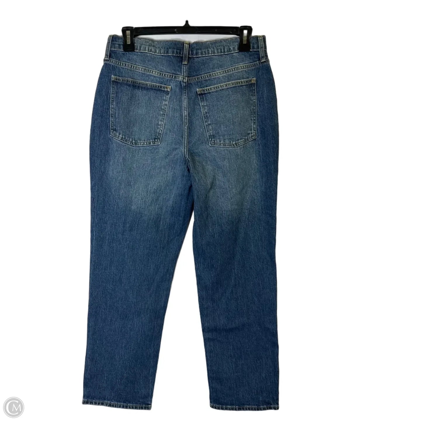 Jeans Straight By Free Assembly In Blue Denim, Size: 12