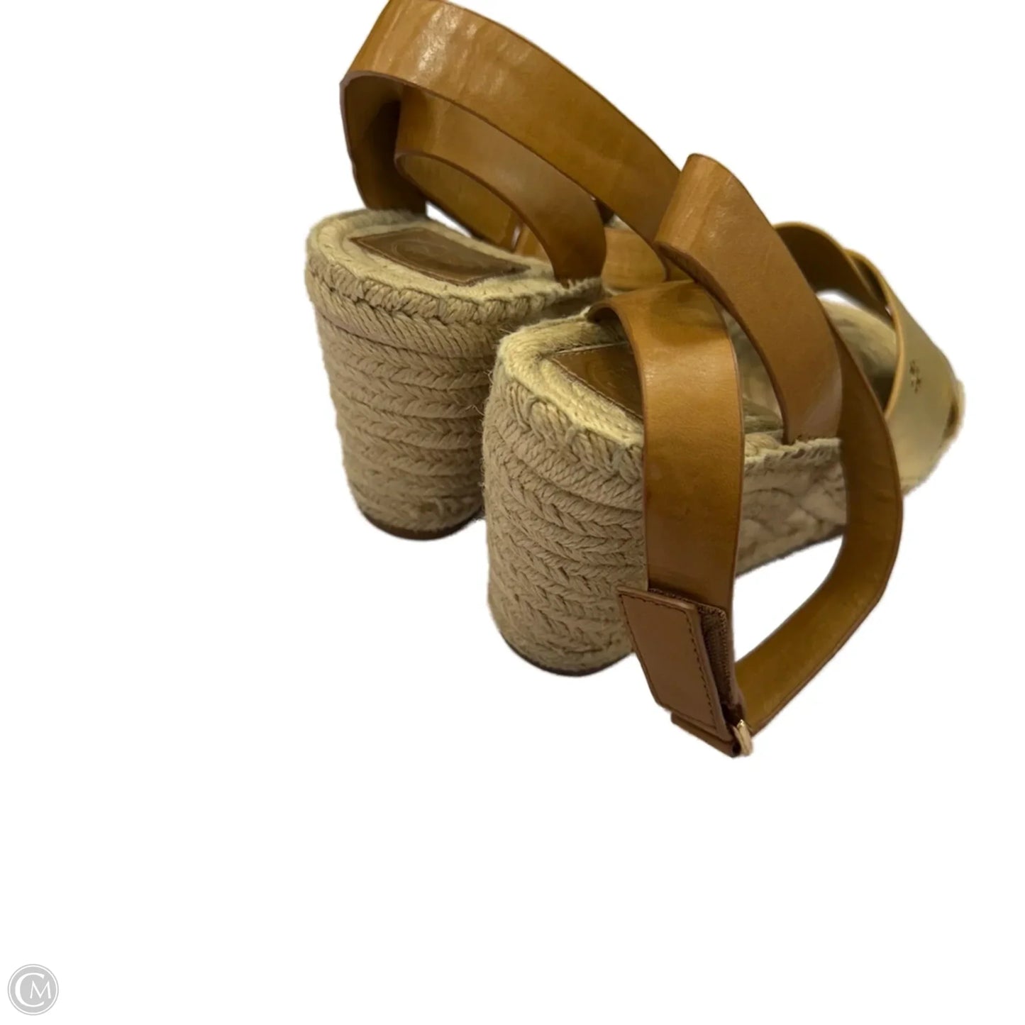 Sandals Designer By Tory Burch In Gold, Size: 9.5