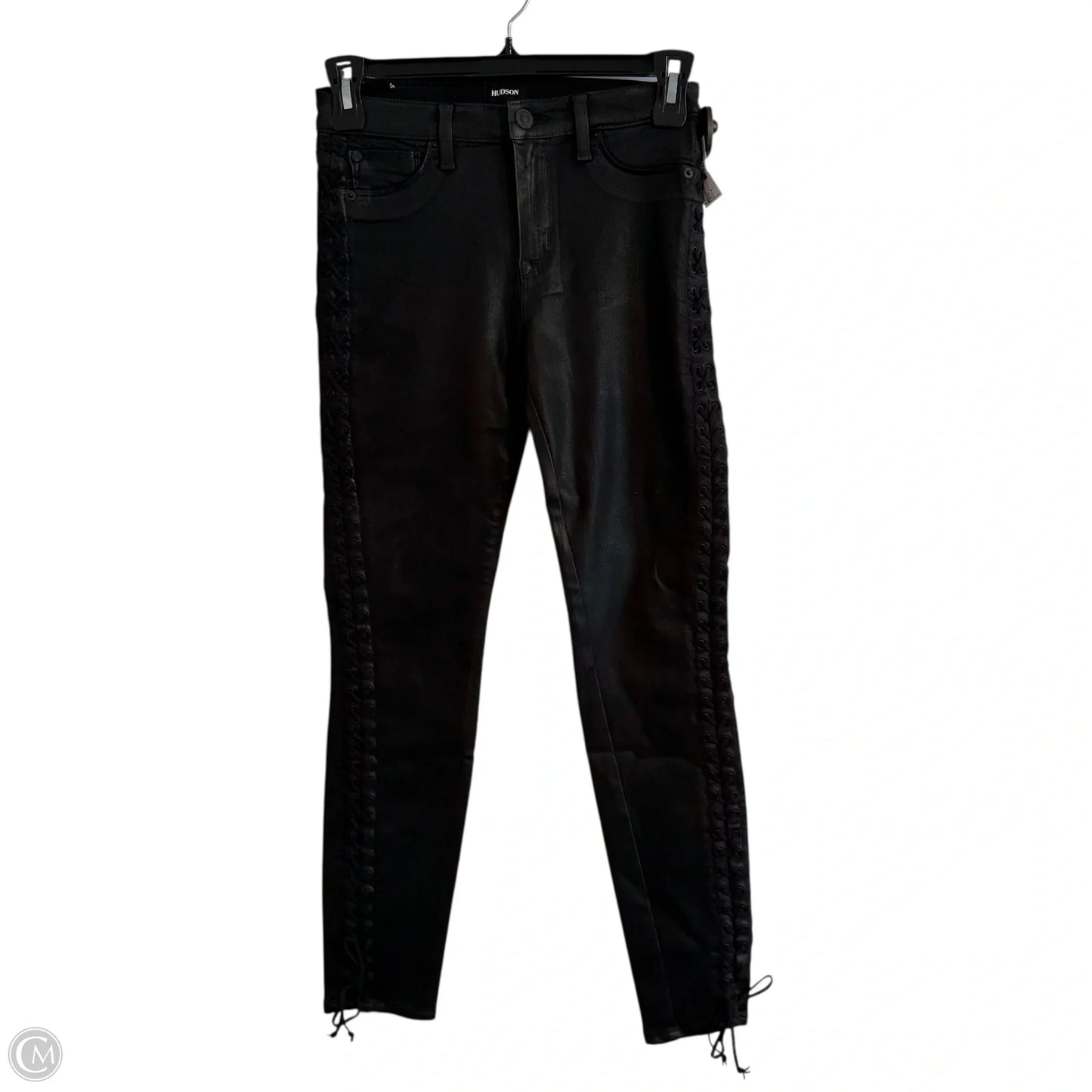 Jeans Skinny By Hudson In Black, Size: 4
