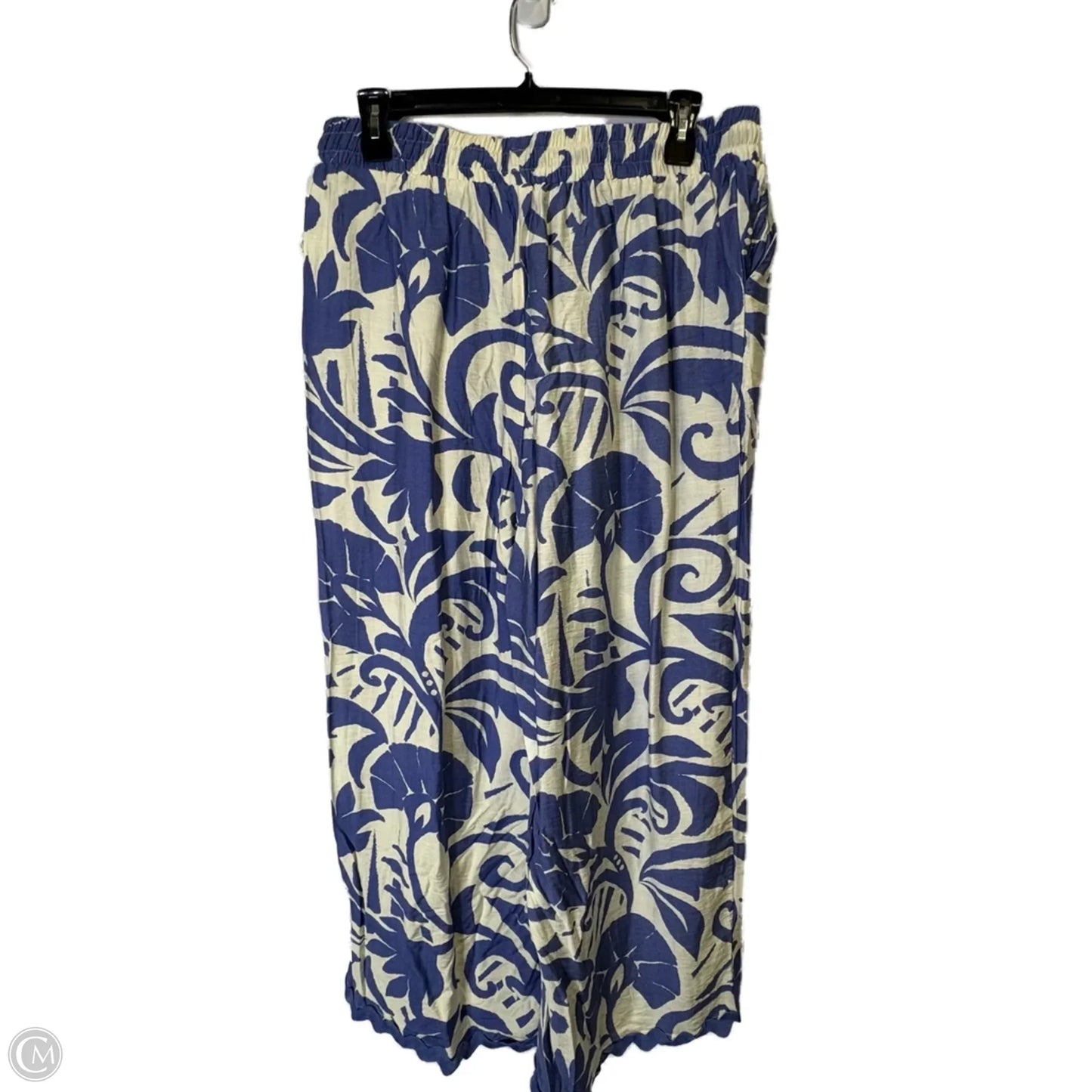 Pants Wide Leg By Chicsoul In Blue, Size: 3x