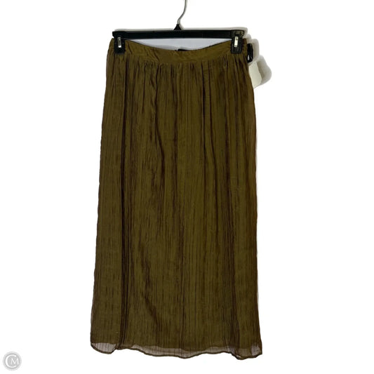 Skirt Midi By Zara In Brown, Size: M