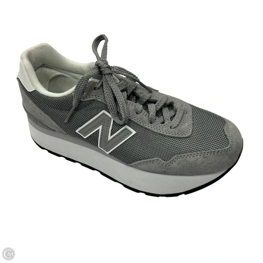Shoes Sneakers Platform By New Balance In Grey, Size: 7.5