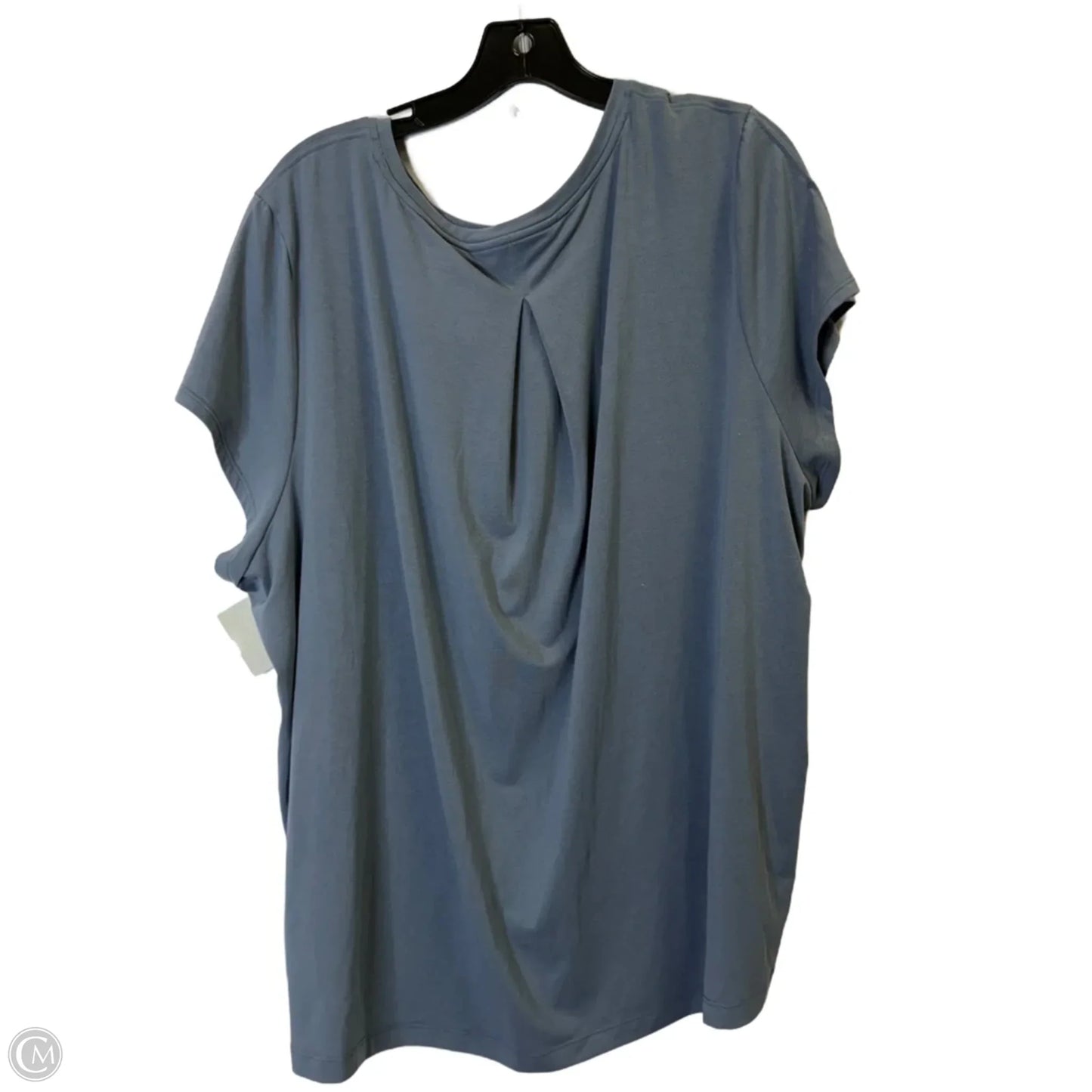 Athletic Top Short Sleeve By Athleta In Blue, Size: Xl