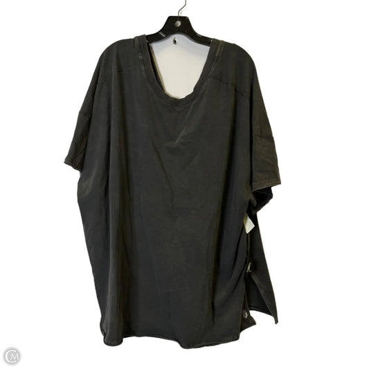 Athletic Top Short Sleeve By Free People In Grey, Size: Xl