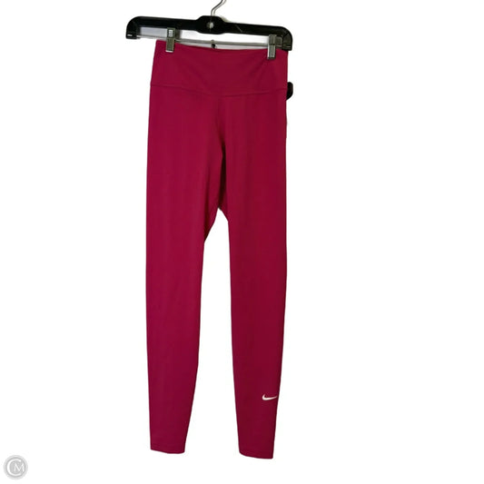 Athletic Leggings By Nike Apparel In Pink, Size: Xs