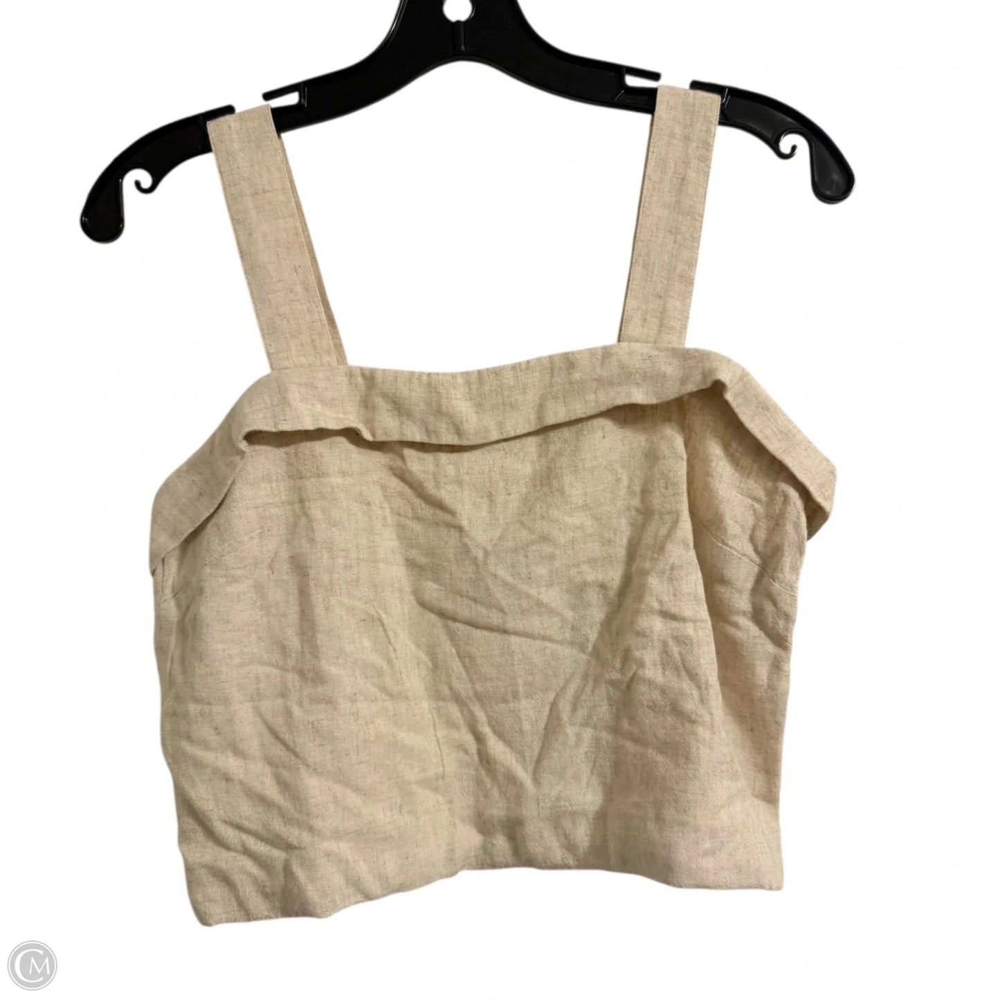 Top Sleeveless By American Eagle In Cream, Size: S