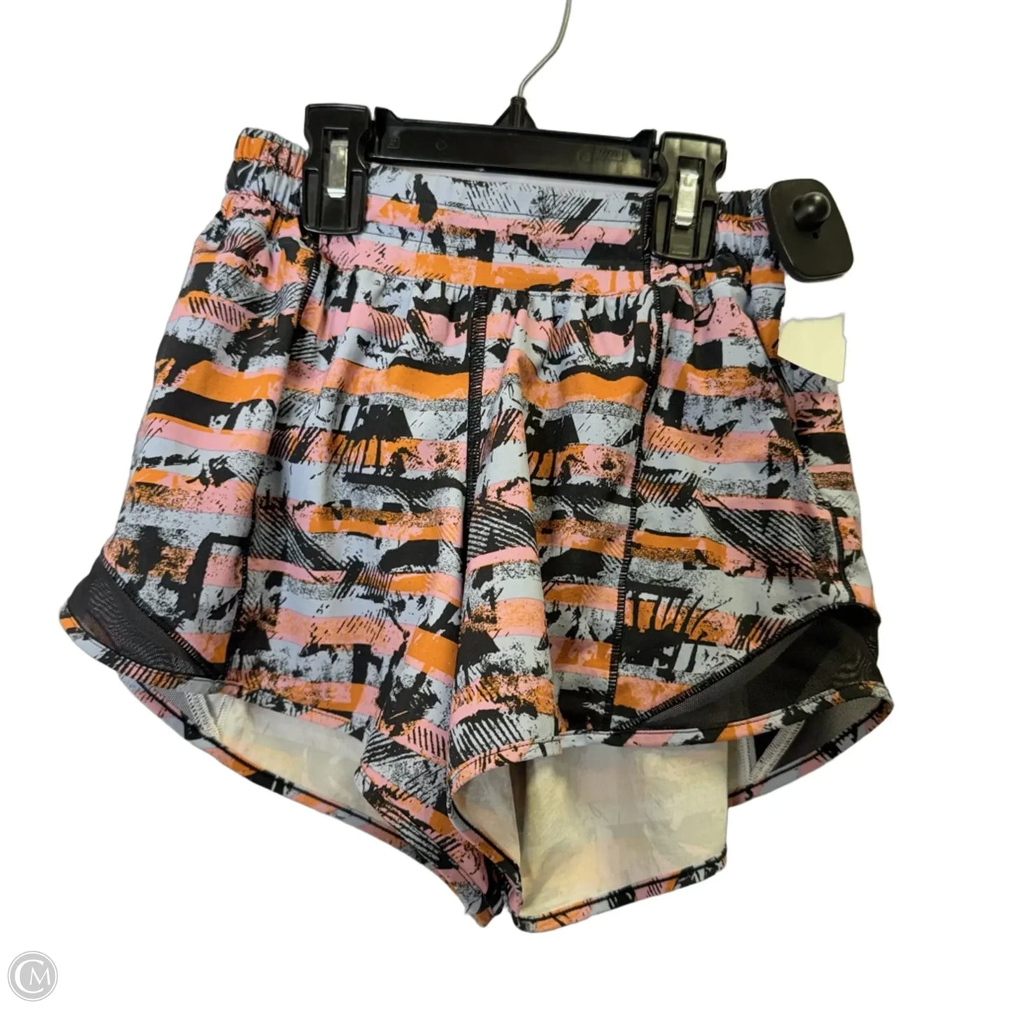 Athletic Shorts By Lululemon In Orange & Purple, Size: 2
