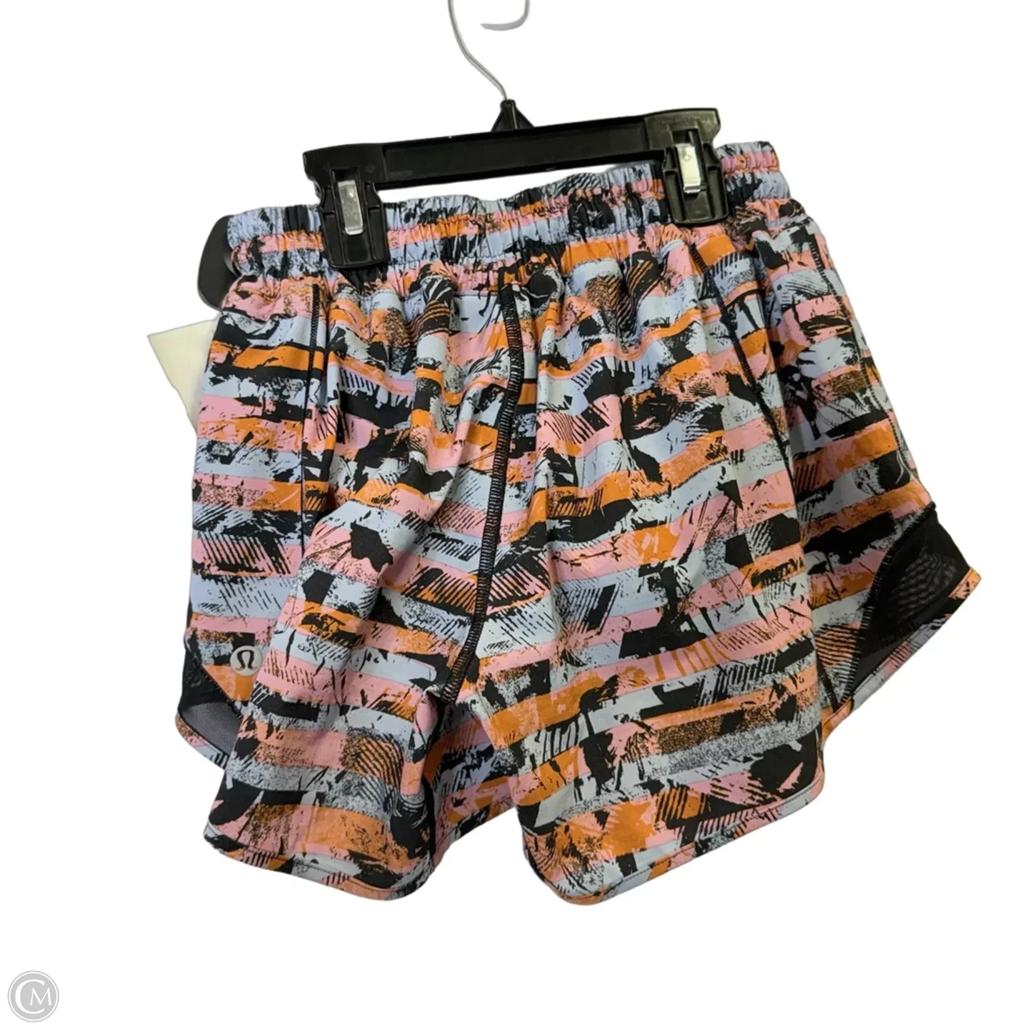 Athletic Shorts By Lululemon In Orange & Purple, Size: 2
