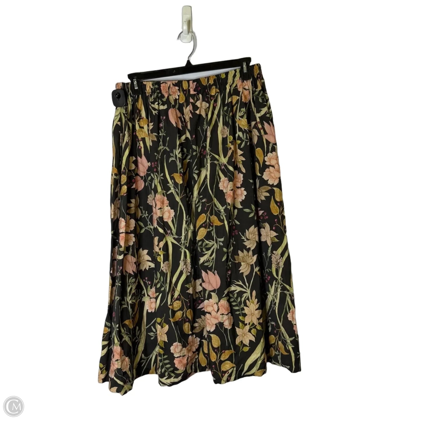 Skirt Maxi By H&m In Floral Print, Size: L