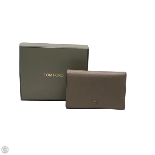 Wallet Luxury Designer By Tom Ford, Size: Medium