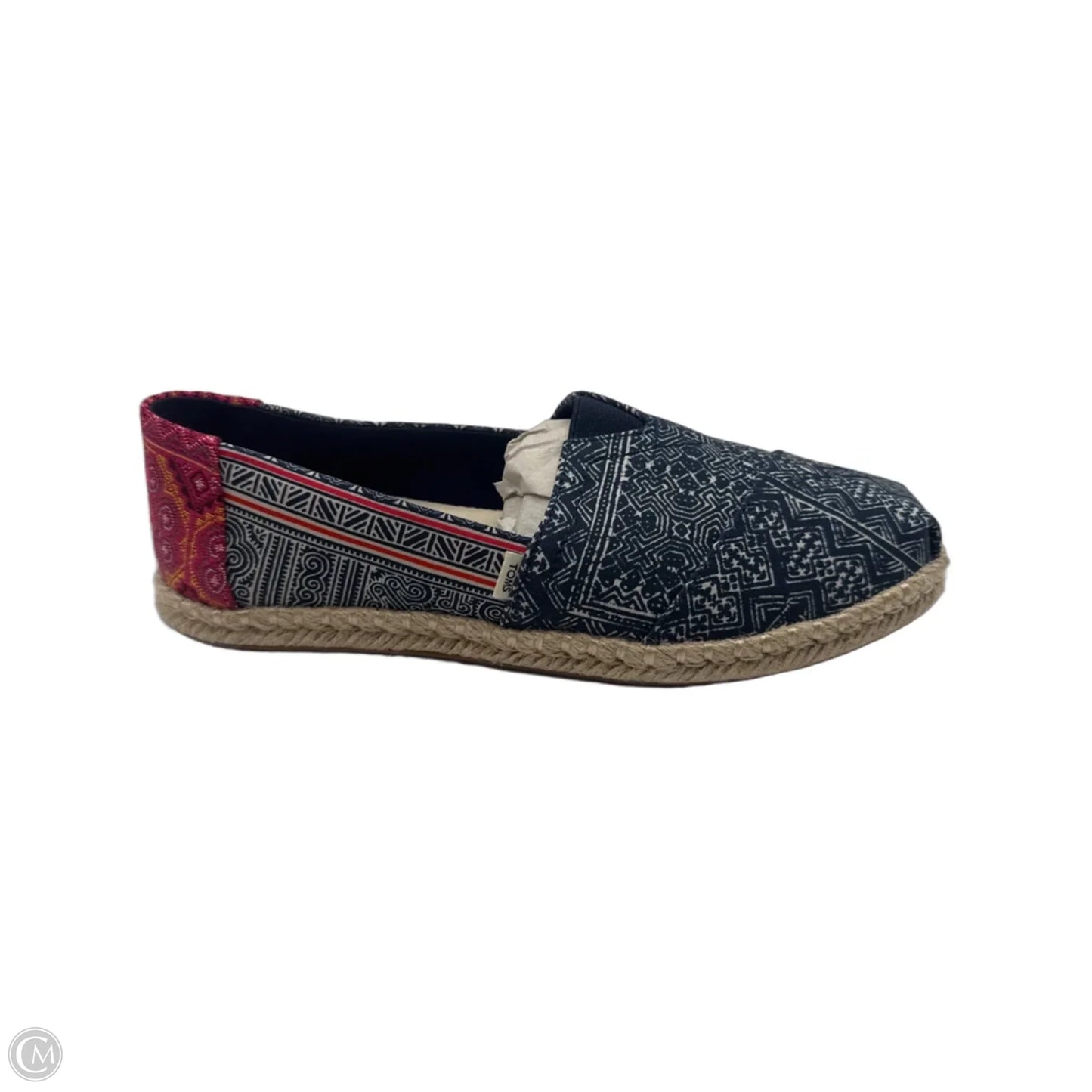 Shoes Flats By Toms In Blue, Size: 9