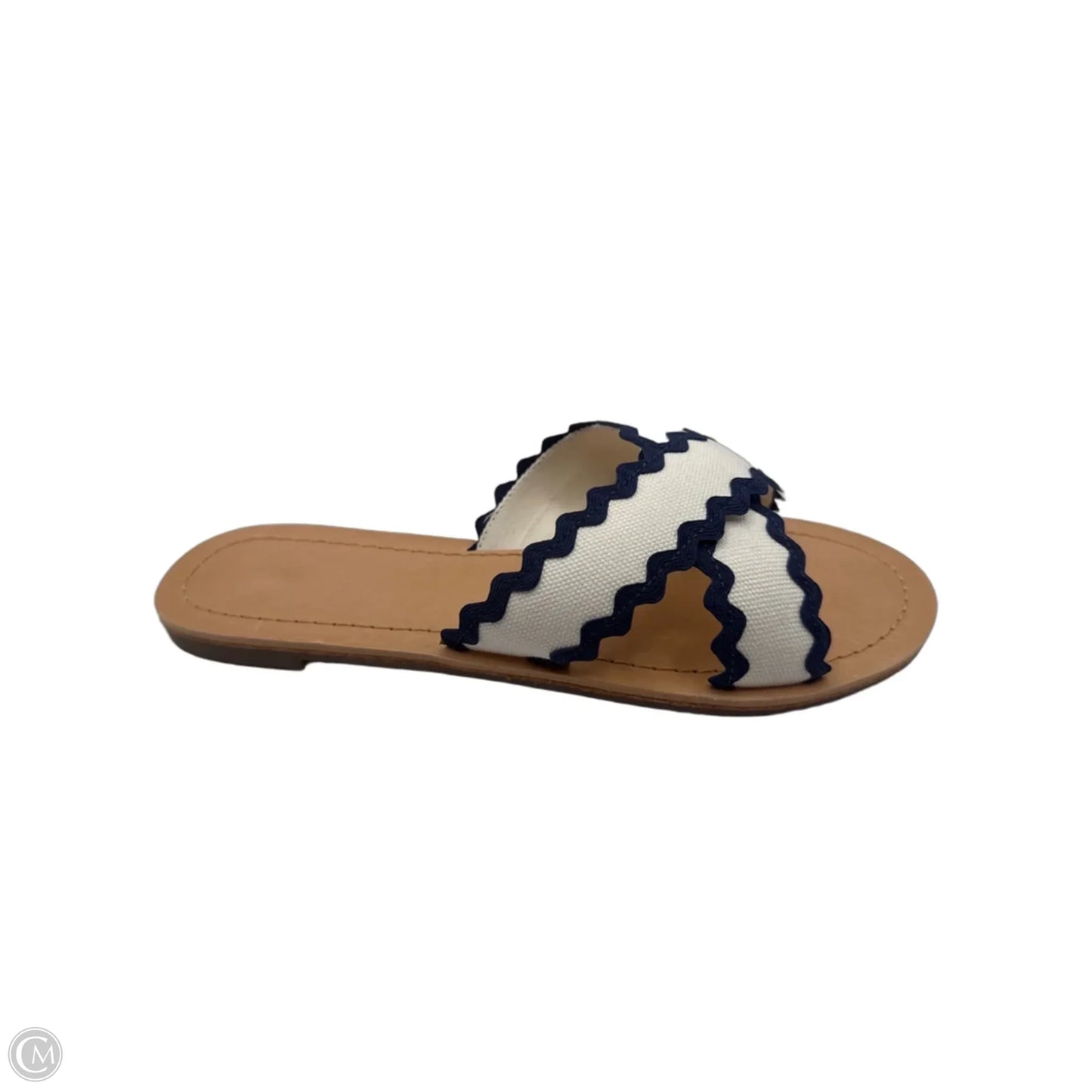 Sandals Flats By Draper James In Blue, Size: 9