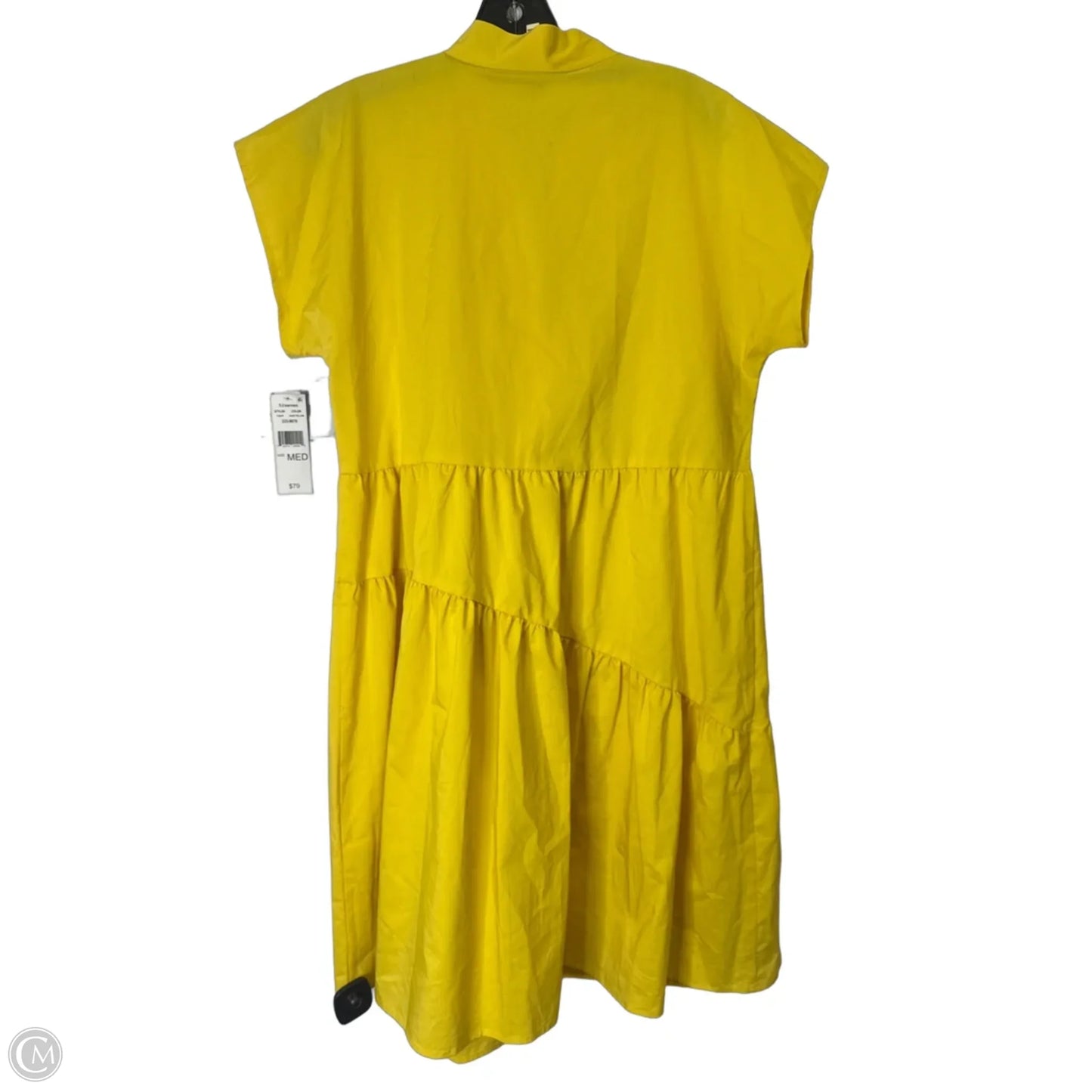 Dress Casual Short By Clothes Mentor In Yellow, Size: M