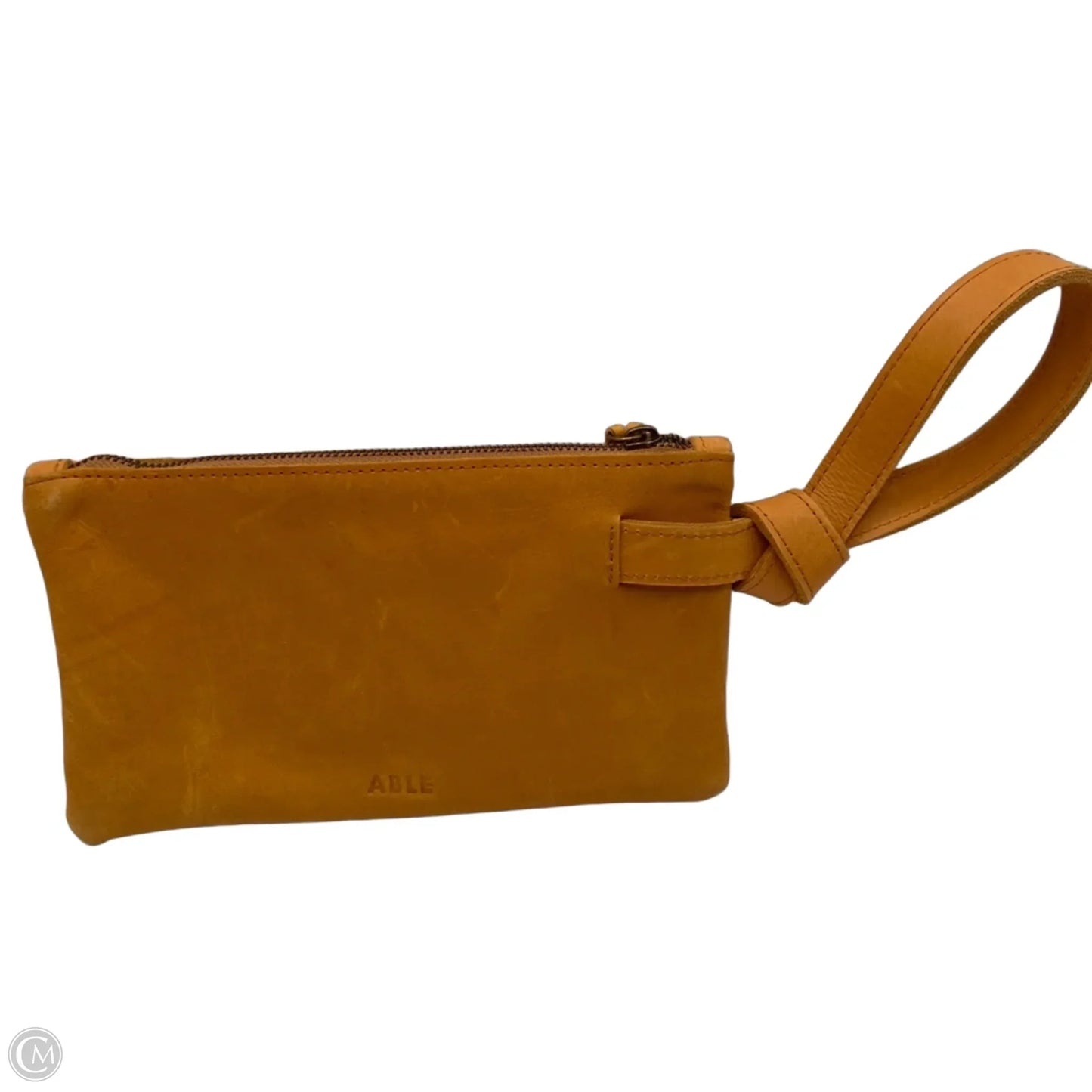 Wristlet Leather By Able, Size: Medium
