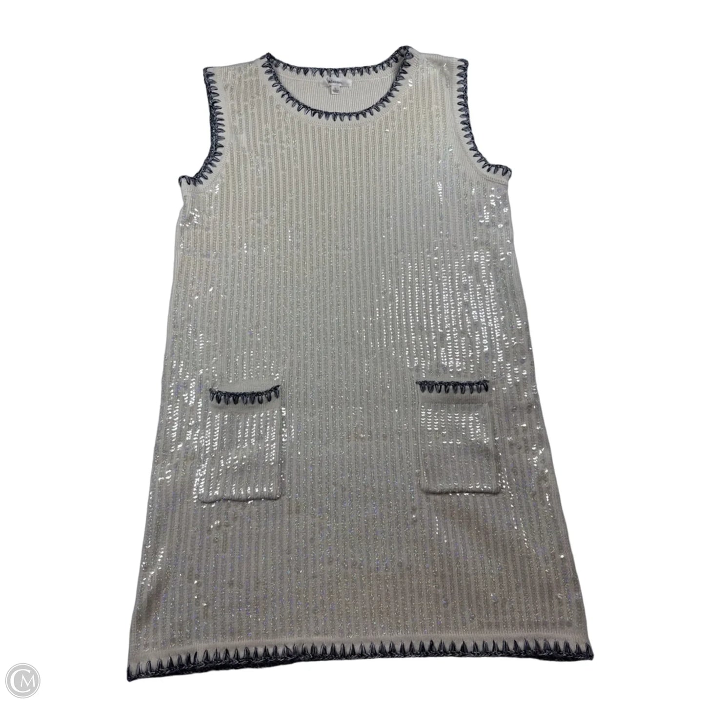 Dress Party Short By Clothes Mentor In Cream, Size: L