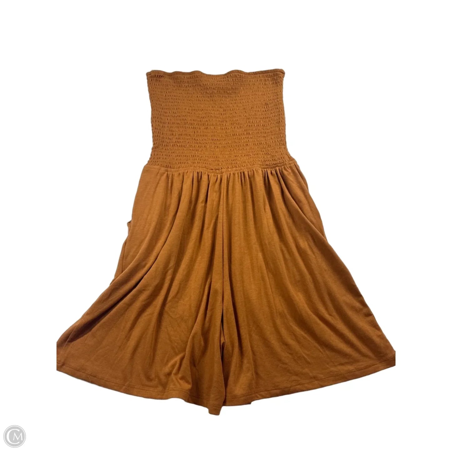Romper By Zenana In Orange, Size: L