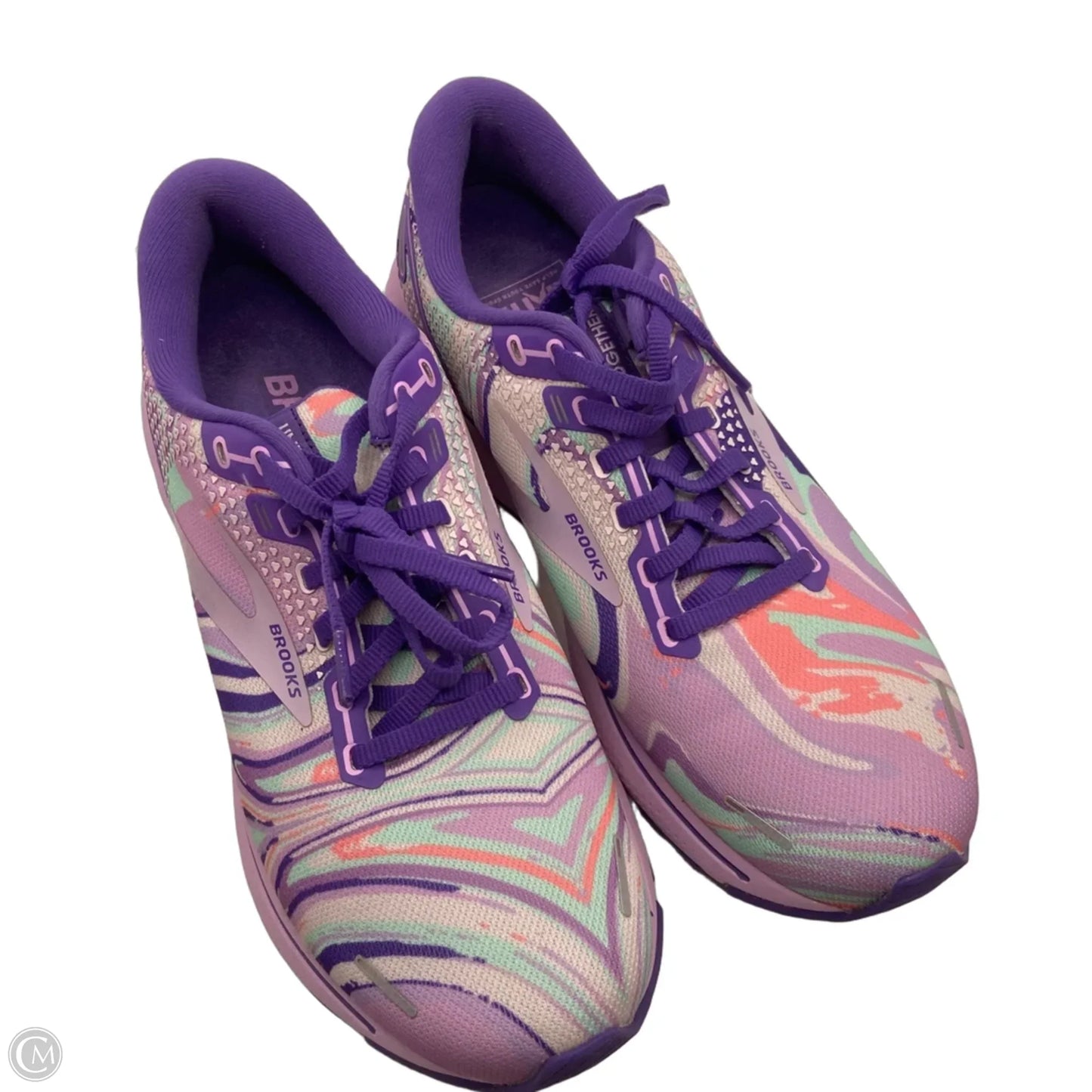 Shoes Athletic By Brooks In Purple, Size: 9.5