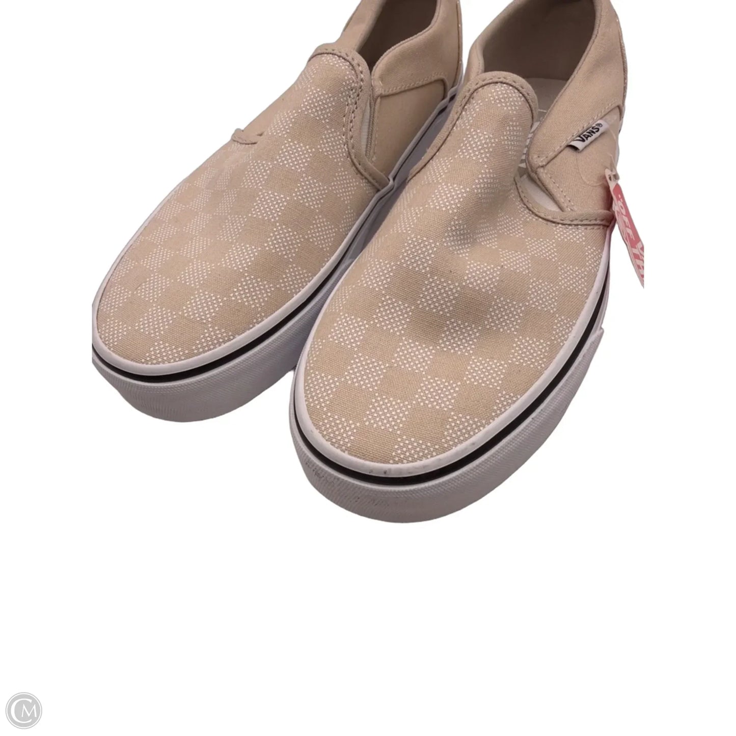 Shoes Sneakers By Vans In Tan, Size: 9