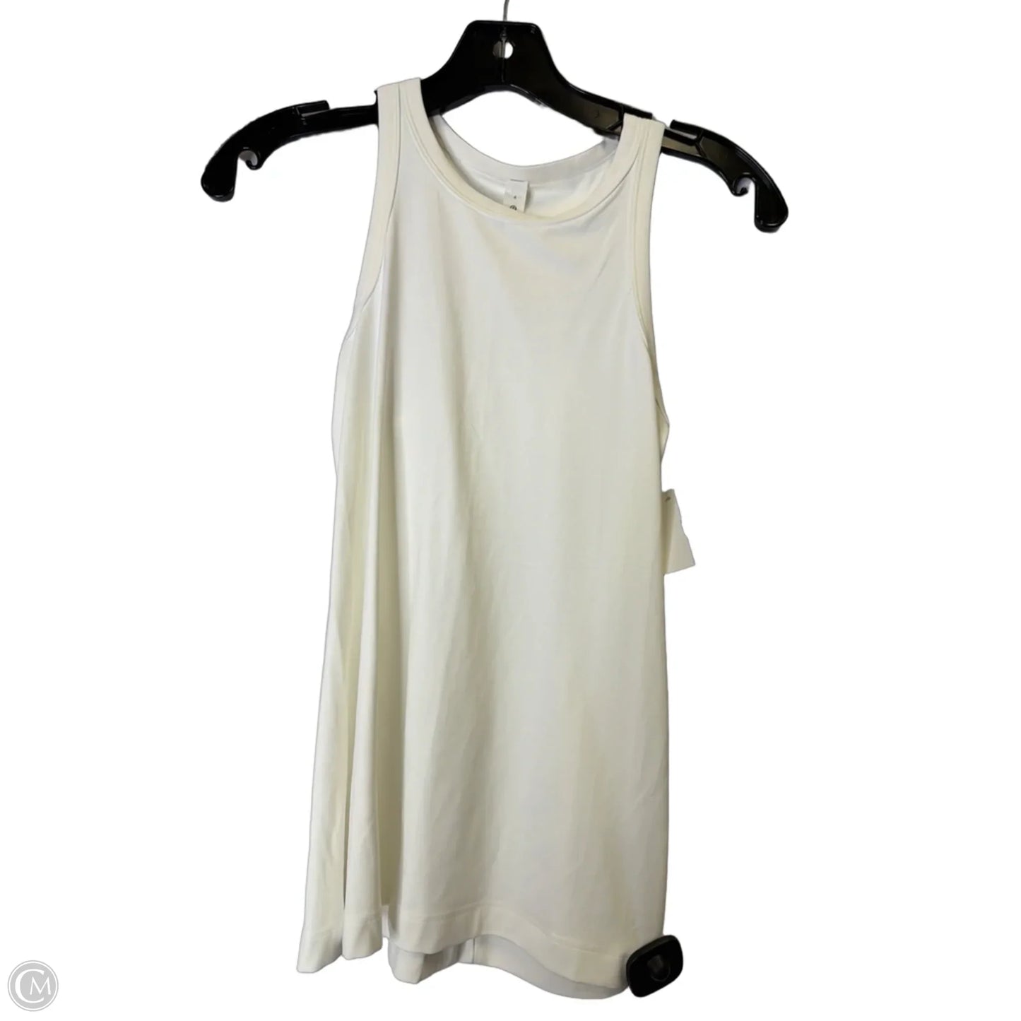 Athletic Tank Top By Lululemon In White, Size: 4