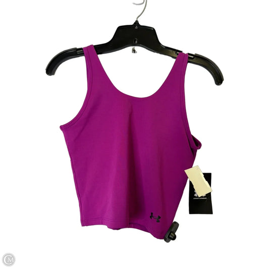 Athletic Tank Top By Under Armour In Purple, Size: S