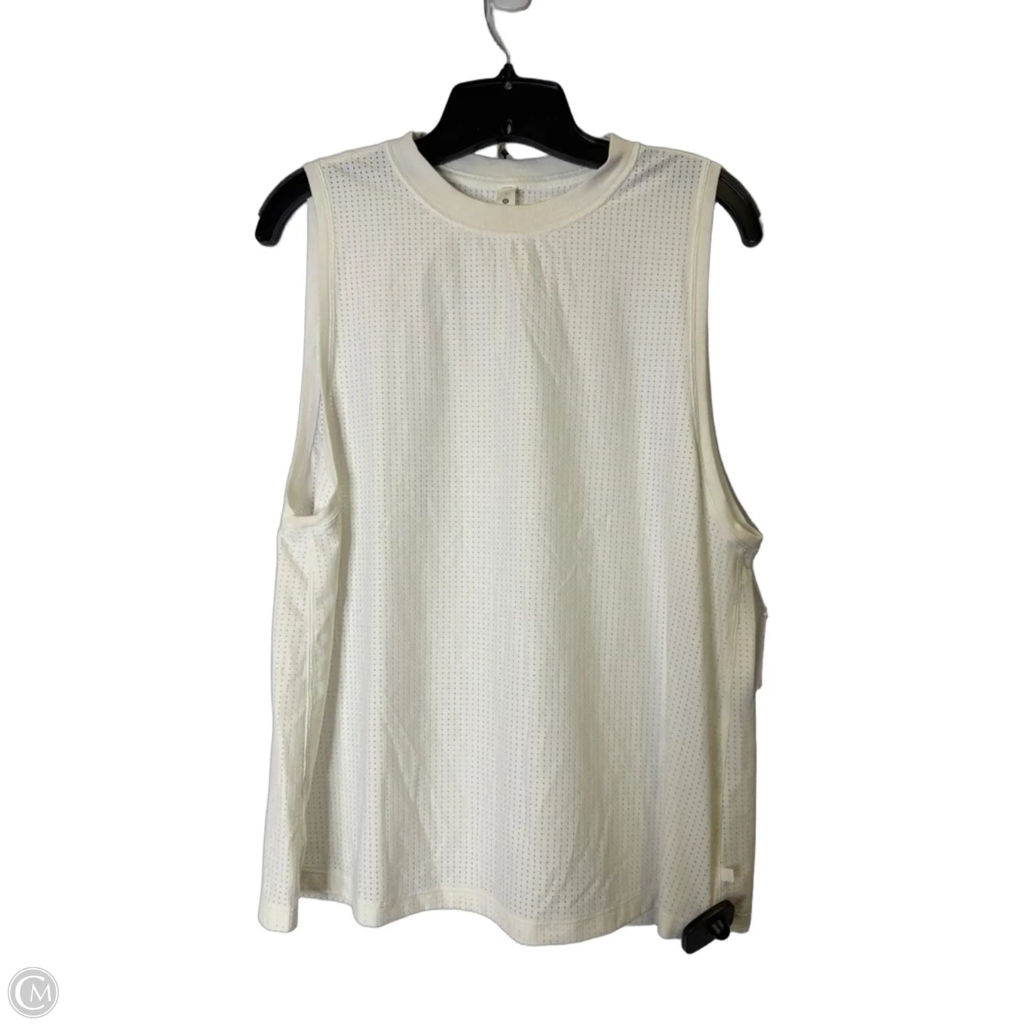Athletic Tank Top By Lululemon In White, Size: 6