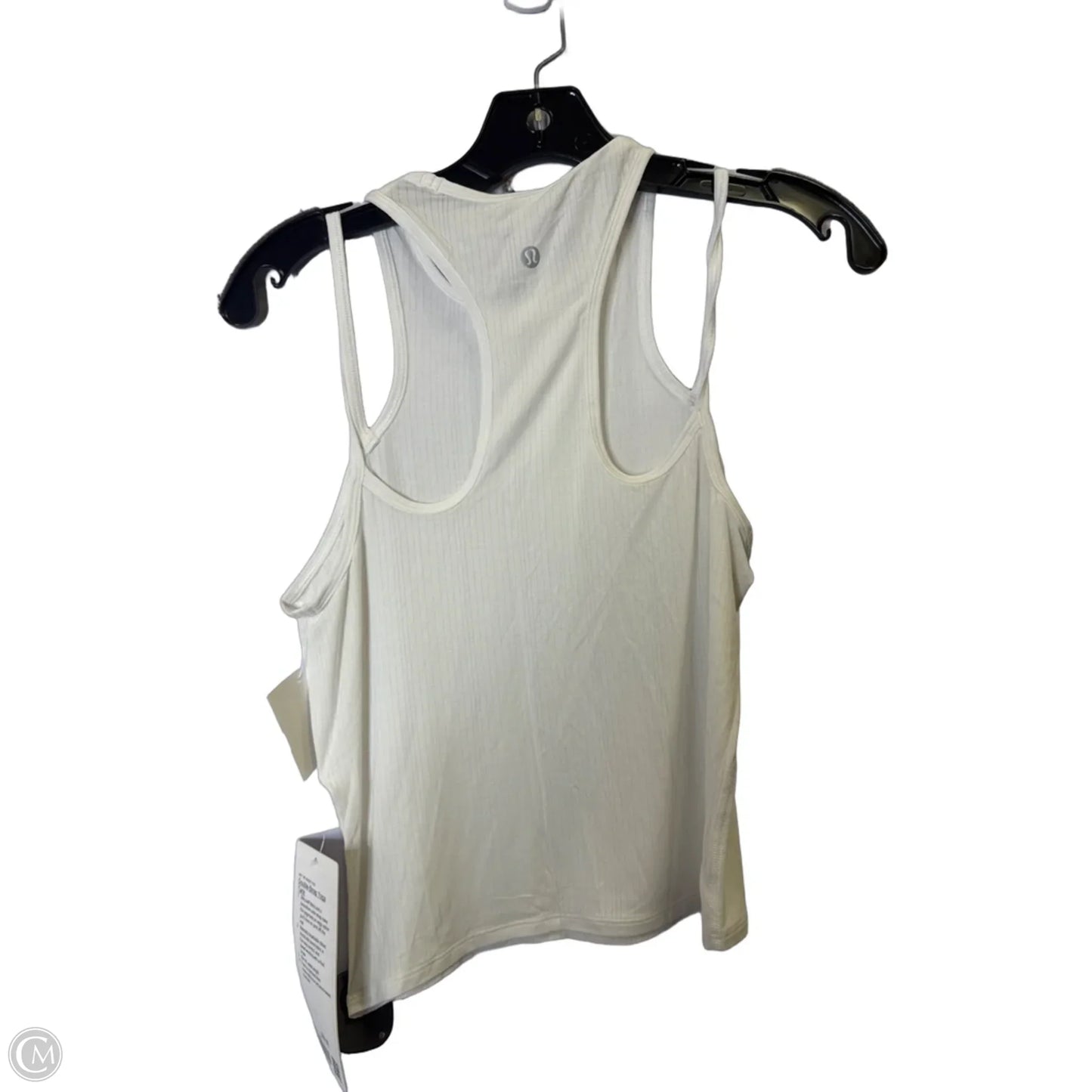 Athletic Tank Top By Lululemon In White, Size: 6