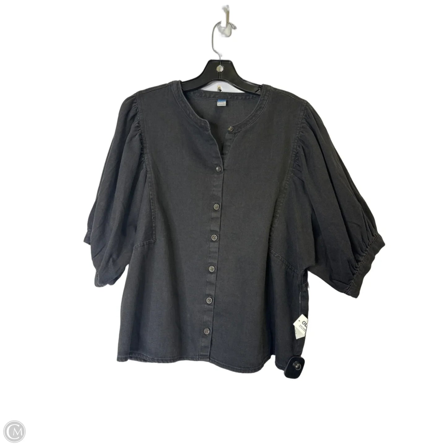 Top Short Sleeve By Old Navy In Black, Size: Xl