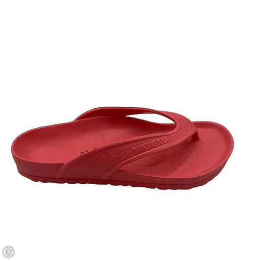 Sandals Flip Flops By Birkenstock In Pink, Size: 8