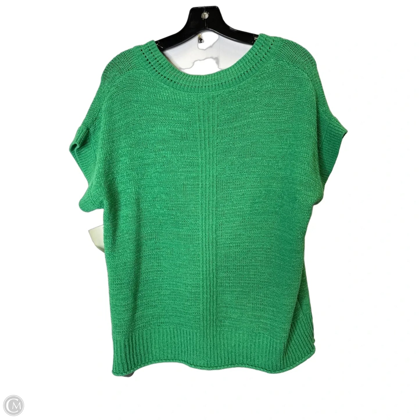 Sweater Short Sleeve By Jones New York In Green, Size: L