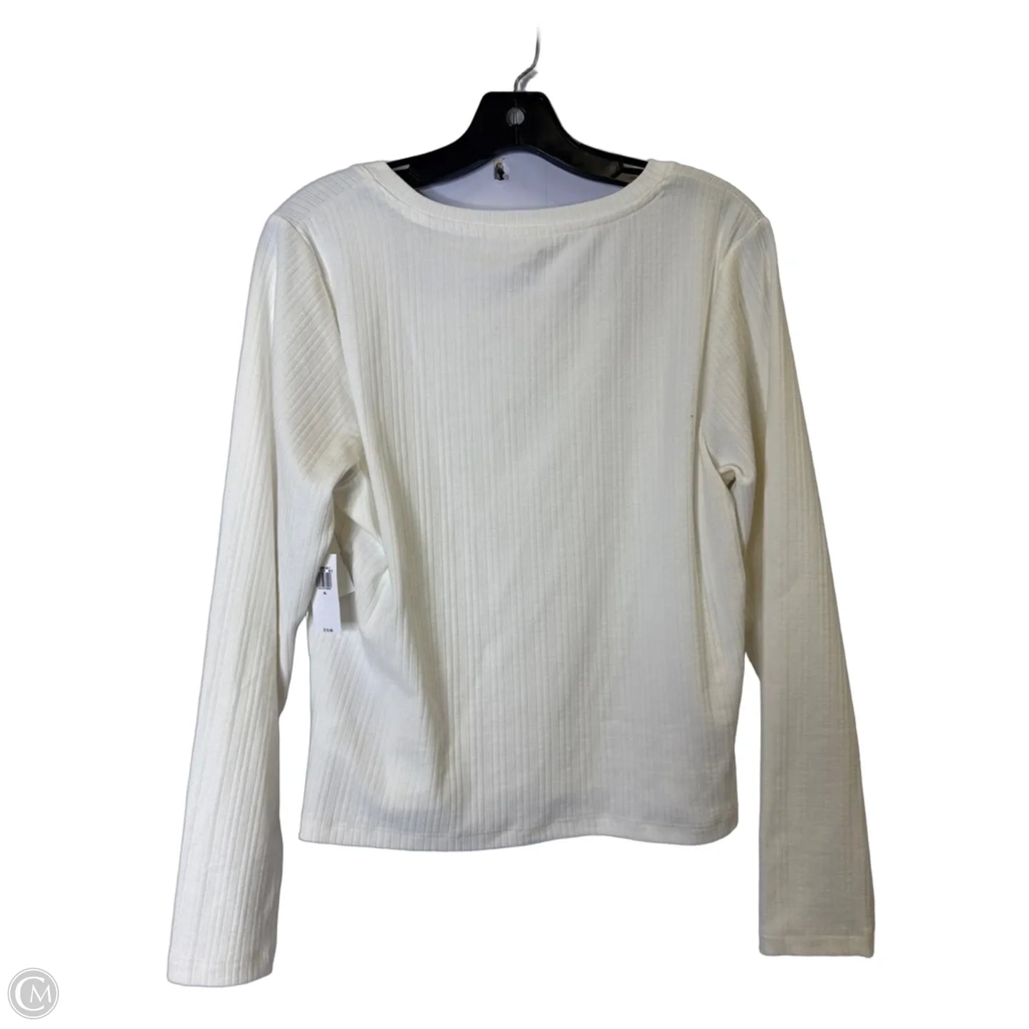 Top Long Sleeve Basic By Old Navy In Cream, Size: Xl
