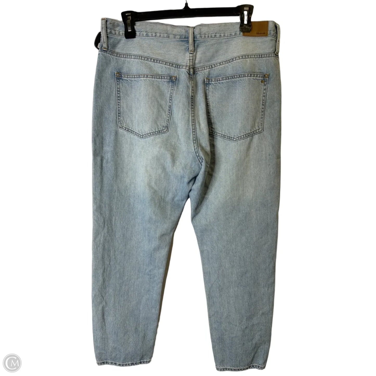 Jeans Straight By Madewell In Blue Denim, Size: 14