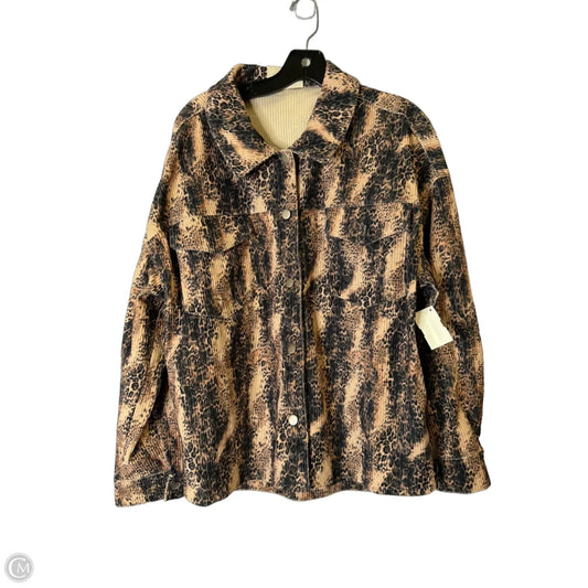 Jacket Other By Savanna Jane In Animal Print, Size: 1x