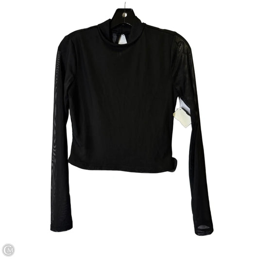 Top Long Sleeve By Fashion Nova In Black, Size: M