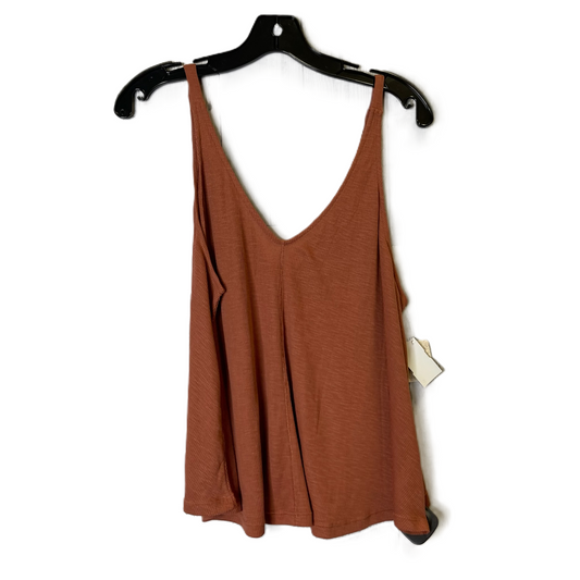 Orange Top Sleeveless By Free People, Size: M