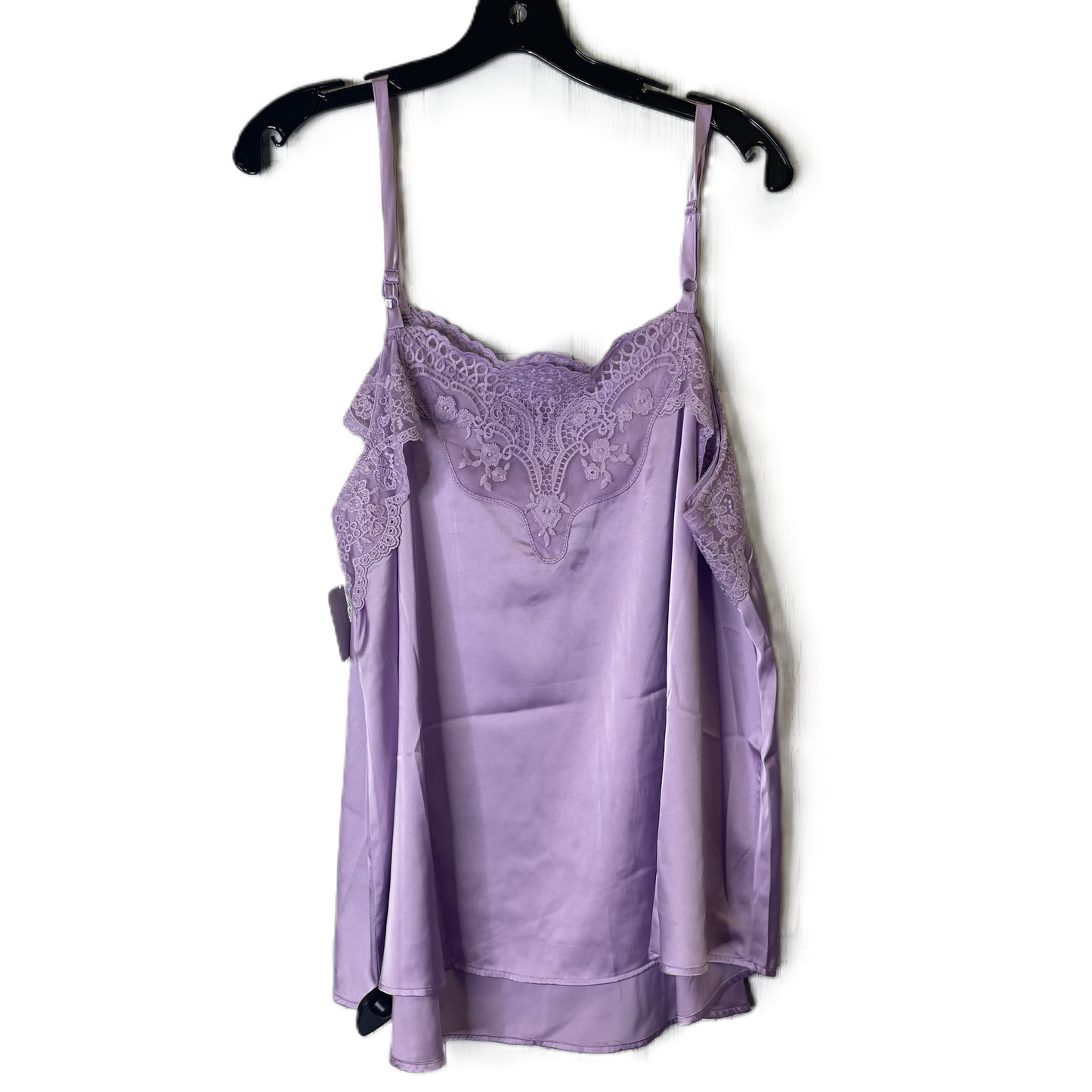 Purple Top Sleeveless By Torrid, Size: 1x
