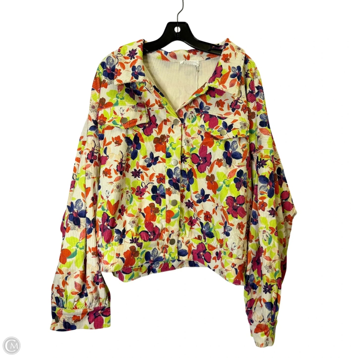 Jacket Other By Clothes Mentor In Multi-colored, Size: 1x